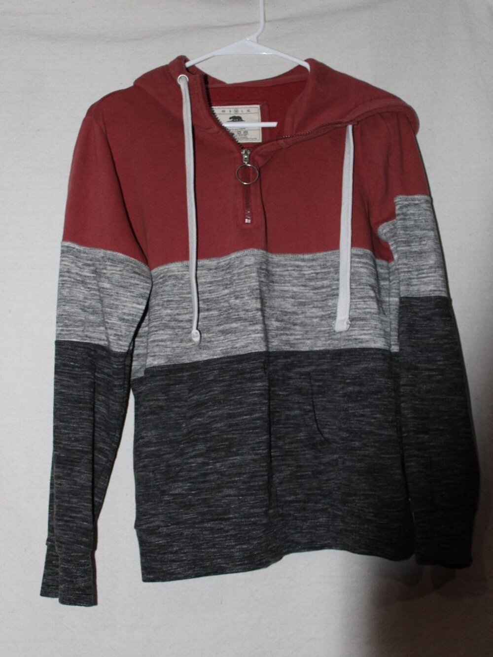 Reflex brand maroon hoodie, size medium